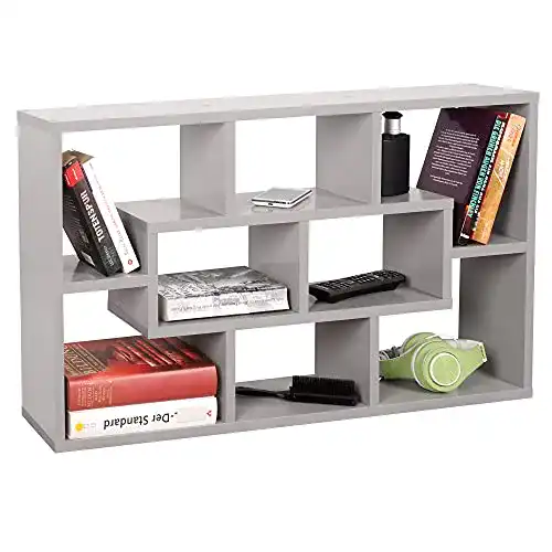 Bücherregal RICOO Schweberegal WM050-PL in Grau