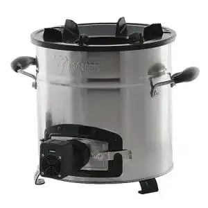 Raketenofen BBQ-Toro RAKETE #3 aus Edelstahl für Outdoor-Kochen