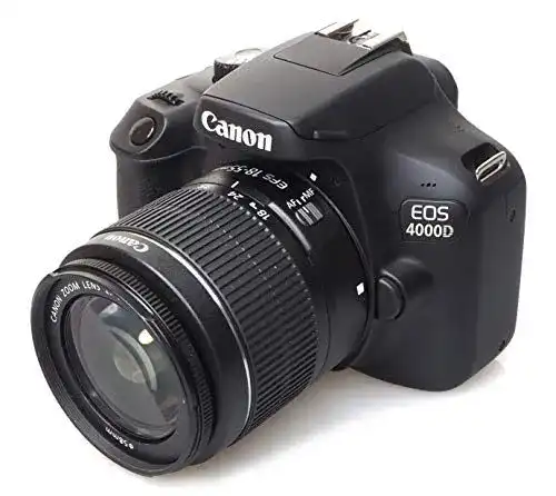Canon EOS 4000D Kit mit 18-55mm DC III Spiegelreflexkamera