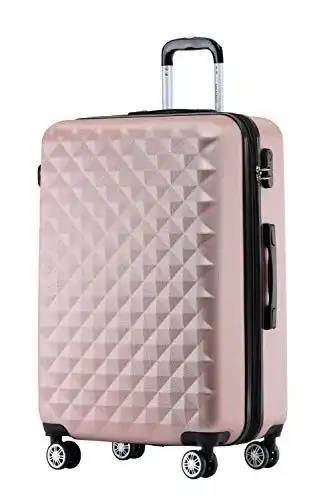 Beiby Zwillingsrollen Hartschalenkoffer 2066 in Rosa Gold