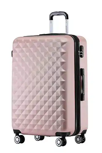 Beiby Zwillingsrollen Hartschalenkoffer 2066 in Rosa Gold