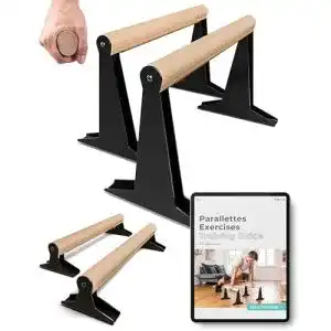 Parallettes aus Holz für Pull-Ups und Dips in Low und Medium