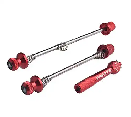 Fahrradachse Platt Schnellspanner für Vorder- und Hinterrad