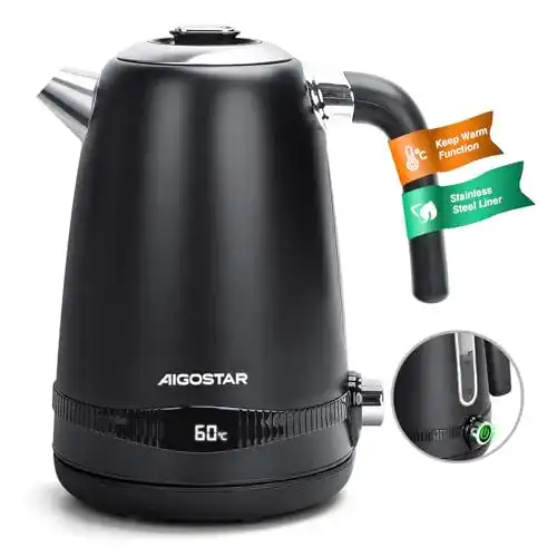 Digitaler Wasserkocher Aigostar Loki mit Temperatureinstellung