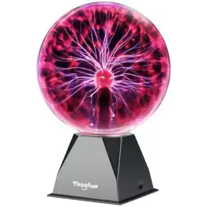 Plasmakugel Theefun 8 Zoll – Interaktive Plasma Lampe für Dekoration