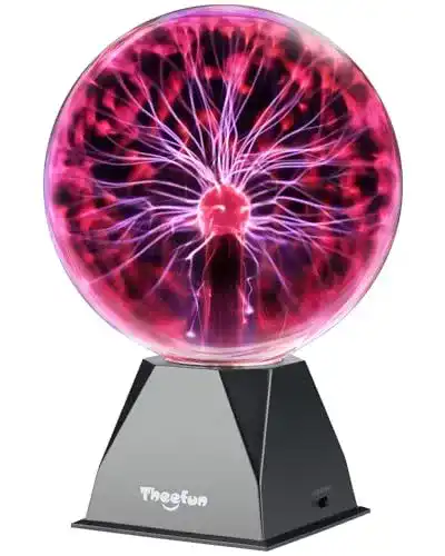 Plasmakugel Theefun 8 Zoll – Interaktive Plasma Lampe für Dekoration