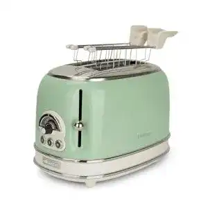 Ariete Vintage 155 Toaster, 2-Scheiben-Toaster mit verschiedenen Funktionen