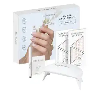 Nagelfolie Miss Sophie Original UV Starterset – Selbstklebende UV Nagelaufkleber