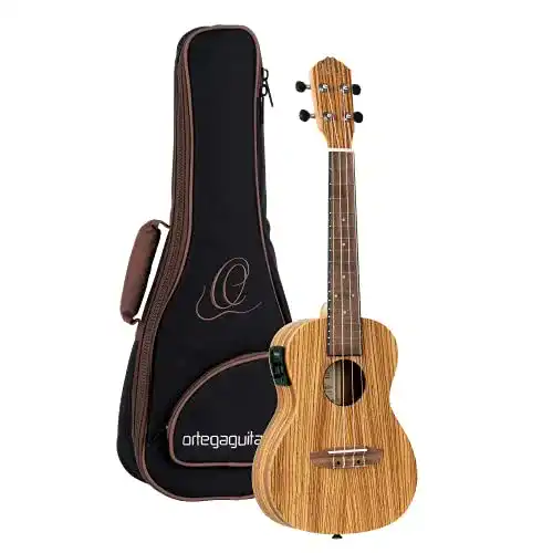Ortega Guitars Konzert Ukulele Elektro-Akustisch Timber Series