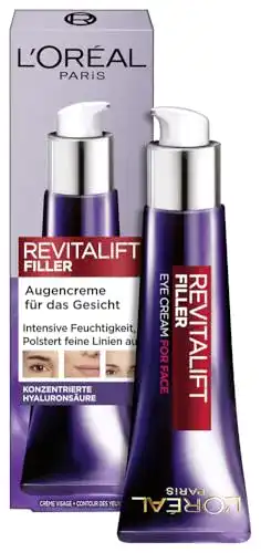 Antifaltencreme L’Oréal Paris Hyaluron Augenpflege für die Gesichtshaut