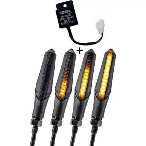 Lauflicht-Blinker Simda Pro LED Motorradblinker E Mark mit Relais