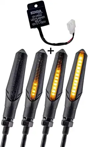 Lauflicht-Blinker Simda Pro LED Motorradblinker E Mark mit Relais