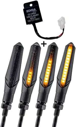 Lauflicht-Blinker Simda Pro LED Motorradblinker E Mark mit Relais