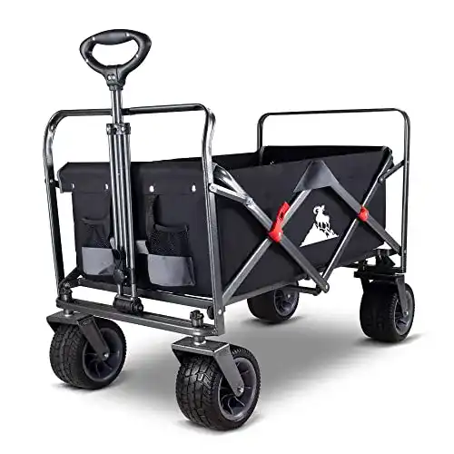 Strandwagen Bollerwagen Faltbar All-Terrain für Garten und Transport