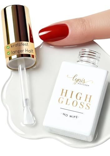 Lynis Nailshop High Gloss UV Versiegler für Nägel 10 ml