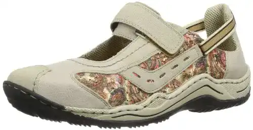 Rieker Damen L0570 Low-Top Sneaker in Champignon-Beige