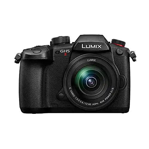 Panasonic Lumix DC-GH5M2ME Systemkamera mit 4K Videoaufnahme und Objektiv