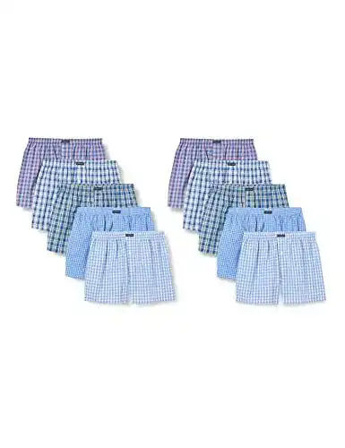Herren Boxershorts Lower East American aus 100% Baumwolle im 6er Pack