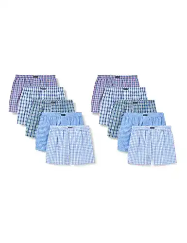 Herren Boxershorts Lower East American aus 100% Baumwolle im 6er Pack