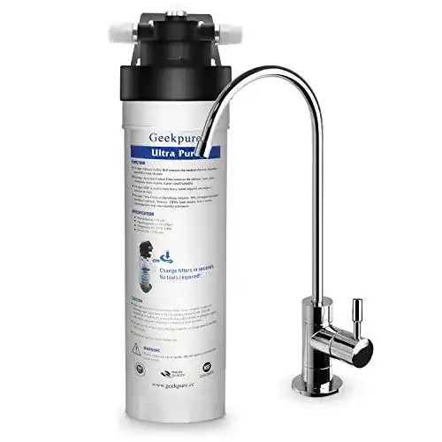 Untertisch-Wasserfilter von Geekpure mit 4-Stufen Filtration