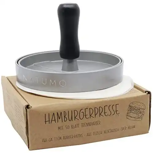NATUMO Burgerpresse Set für gleichmäßige Burgerformen