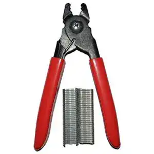 Wurstclipper mit 60 Clips für Handbetrieb