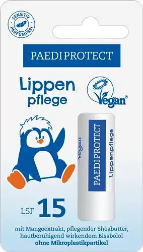 Lippenpflegestift PaediProtect mit LSF 15 und Mango-Extrakt, 4,7g