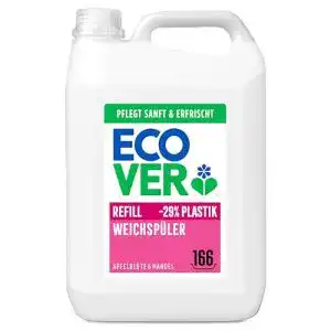 Ecover veganer Weichspüler Nachfüllpack mit Apfelblüten- und Mandelduft