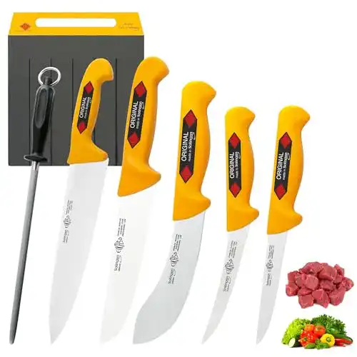 Fleischermesser Set EIKASO Solingen 6-teilig für präzises Schneiden