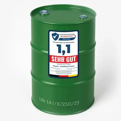 Metallfass Wifash Maier Spundfass 62 Liter aus Stahl mit Lackierung