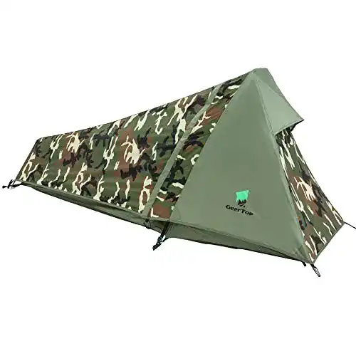 Ultraleichtes Einmannzelt GEERTOP für Camping und Trekking