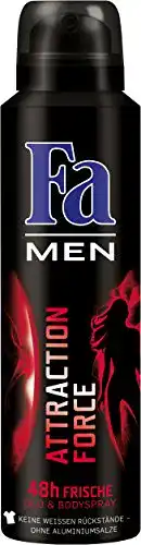 Fa Men Deospray Attraction Force 48h, 6er Pack (6 x 150 ml)