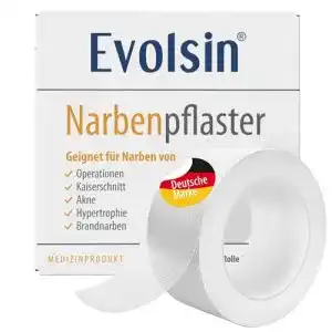 Narbenpflaster Silikon Evolsin für Narbenreduktion und Hautpflege