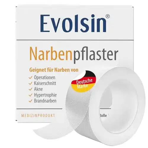 Narbenpflaster Silikon Evolsin für Narbenreduktion und Hautpflege