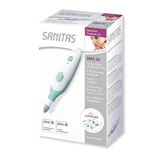 Fußpflegegeräte Sanitas SMA 36 Maniküre und Pediküre Set