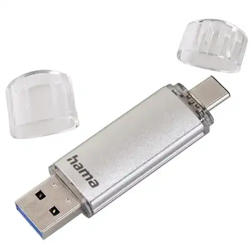 Hama 256GB USB-Stick mit USB 3.0 und USB 3.1 Type-C