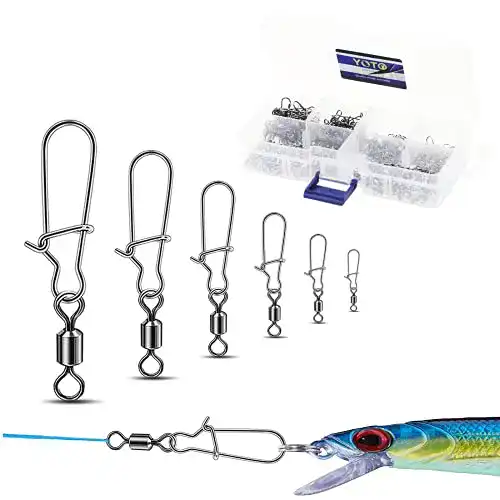 Yoto Angelwirbel 200 Stück mit Snaps und Rolling Swivel
