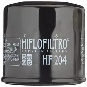 Hiflofiltro HF204 Motorrad-Ölfilter in schwarz