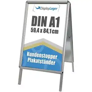 Plakatständer Alu-Line Rondo Kundenstopper in Dänischer Qualität