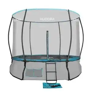 Trampolin oval von Hudora – Fantastic Complete mit Sicherheitsnetz