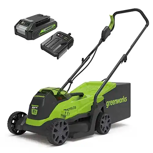 Akku-Rasenmäher für kleine Flächen von Greenworks 24V