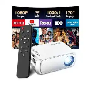 Pankaji WiFi Mini Beamer Full HD 1080P bis 300 Euro im Vergleich