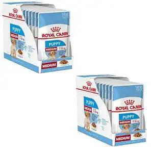 Royal Canin Medium Puppy Nassfutter für Welpen im Doppelpack