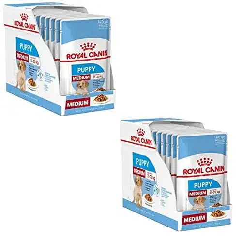 Royal Canin Medium Puppy Nassfutter für Welpen im Doppelpack