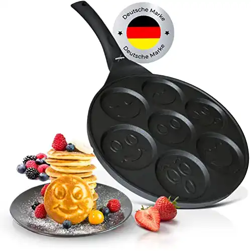 Pancake Pfanne endusor für Kinder mit Smiley-Motiven