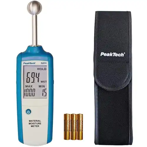 Holzfeuchtemessgerät PeakTech 5201 für professionelle Anwendungen