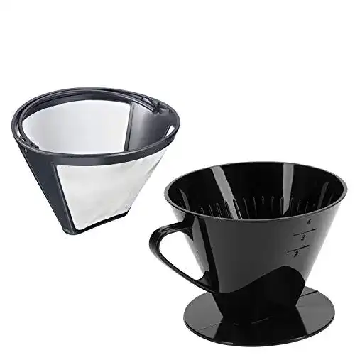 Kaffeefilter Westmark Kaffee-Set 2-teilig mit Dauerfilter Gr. 4