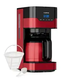 Klarstein 1,2 L Kaffeemaschine mit Thermoskanne und Timer