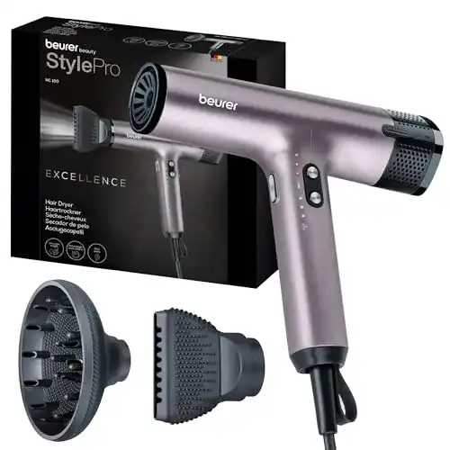 Beurer HC 100 Haartrockner mit Digitalmotor und Ionenfunktion