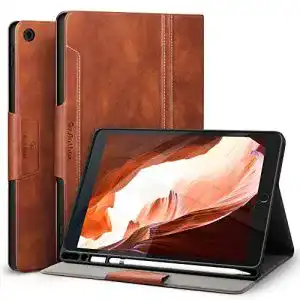 Antbox Lederhülle für iPad 10.2 (9./8./7. Generation) mit Stifthalter